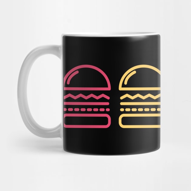 Colourful Burgers by OzInke